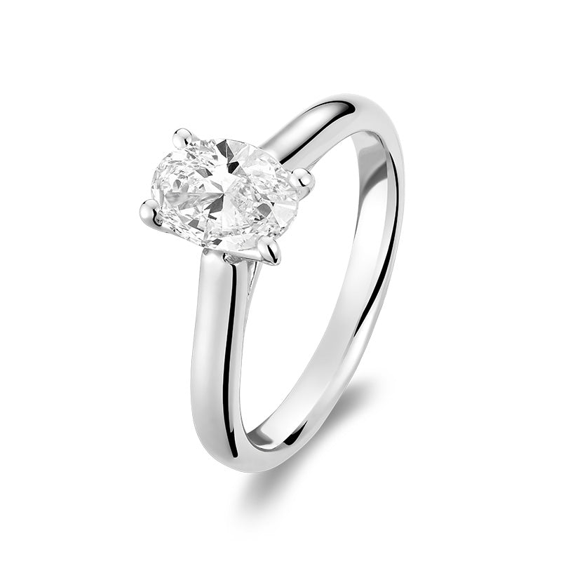 Bague en diamant de laboratoire à 5 pierres