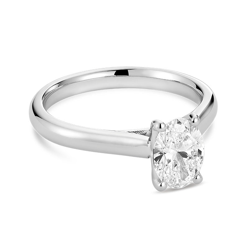 Bague en diamant de laboratoire à 5 pierres