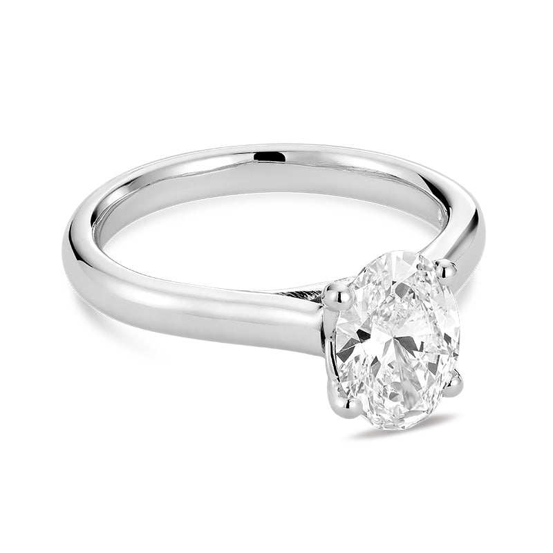 Bague en diamant de laboratoire à 5 pierres