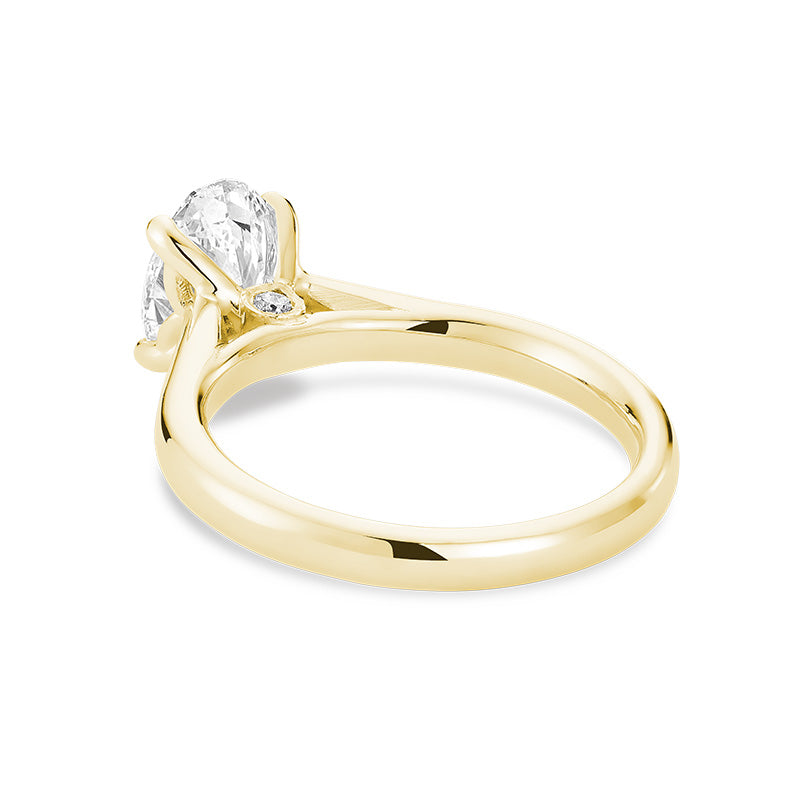 Bague en diamant de laboratoire à 5 pierres