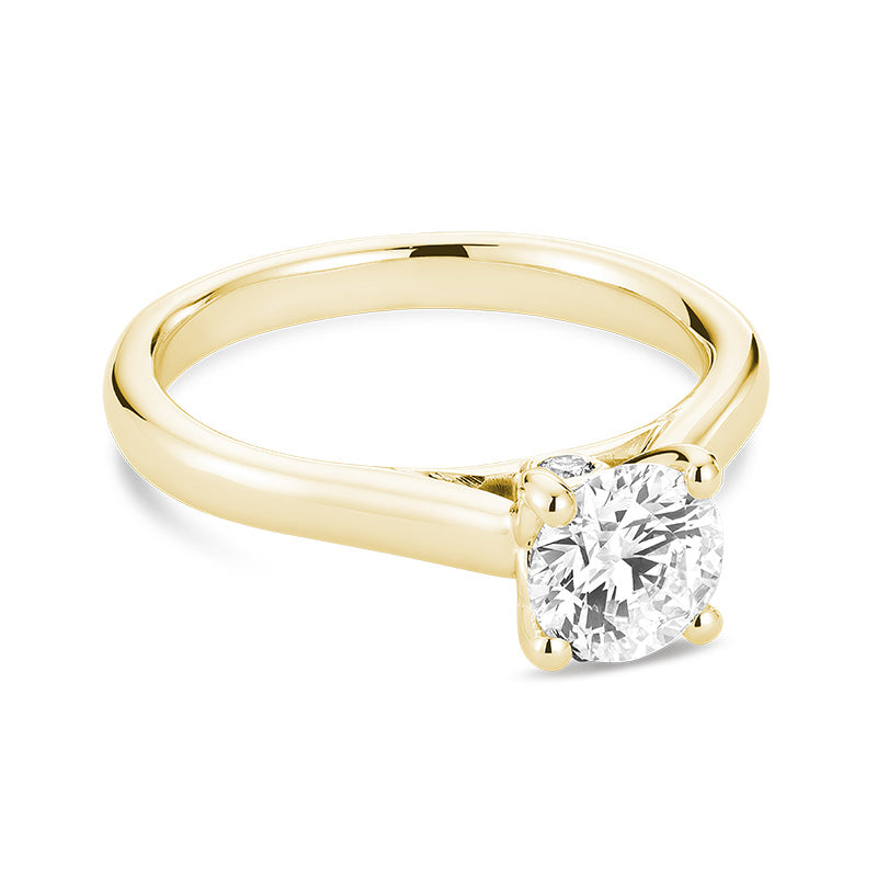 Bague en diamant de laboratoire à 5 pierres