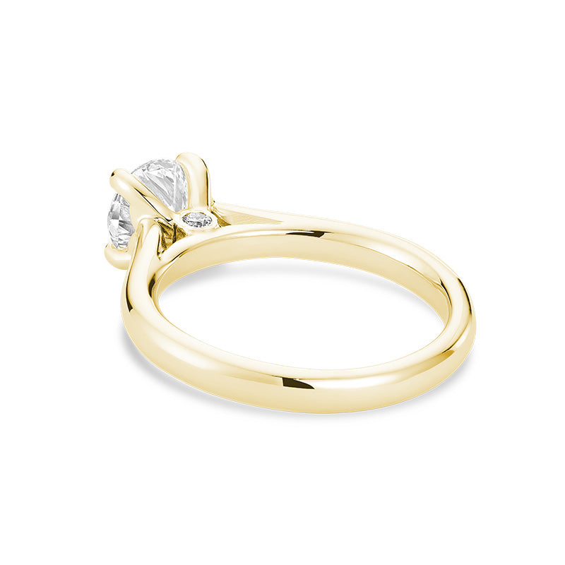 Bague en diamant de laboratoire à 5 pierres