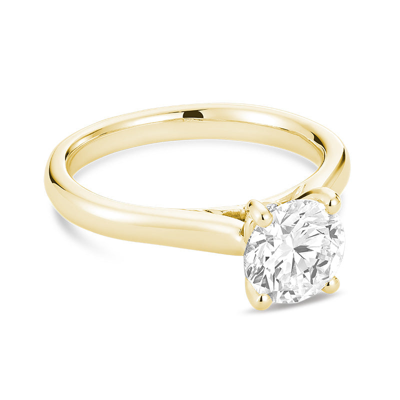 Bague en diamant de laboratoire à 5 pierres