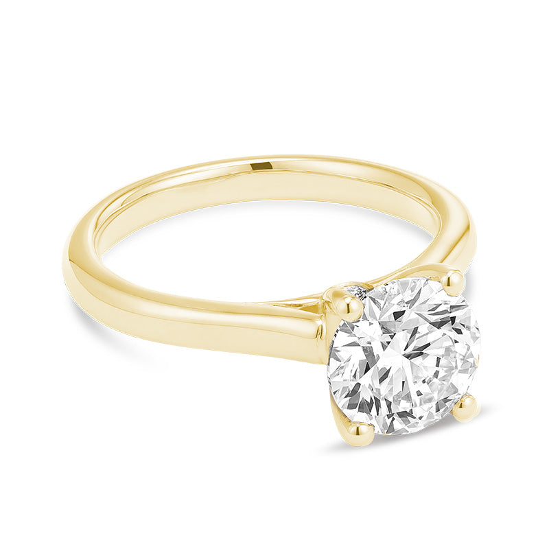 Bague en diamant de laboratoire à 5 pierres