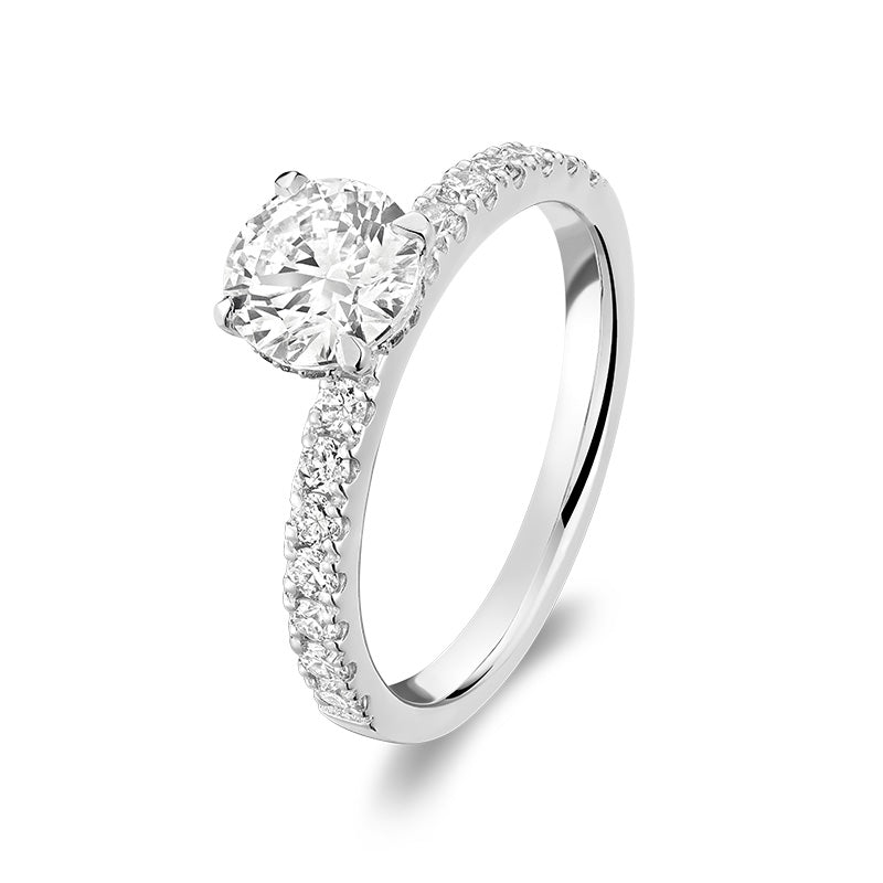 Bague en diamant de laboratoire à 5 pierres