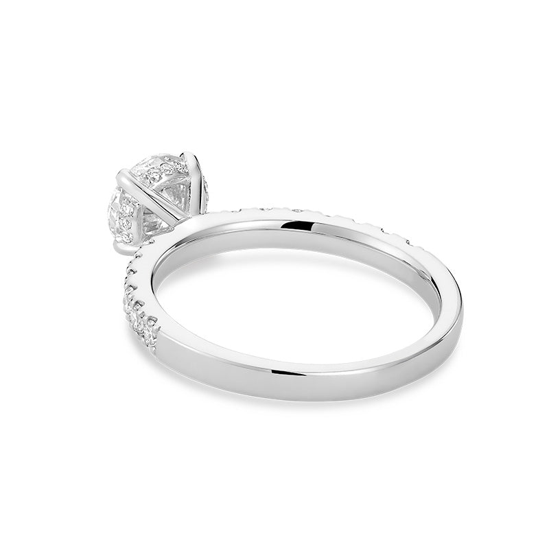 Bague en diamant de laboratoire à 5 pierres