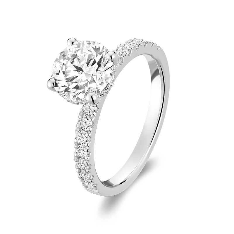 Bague en diamant de laboratoire à 5 pierres
