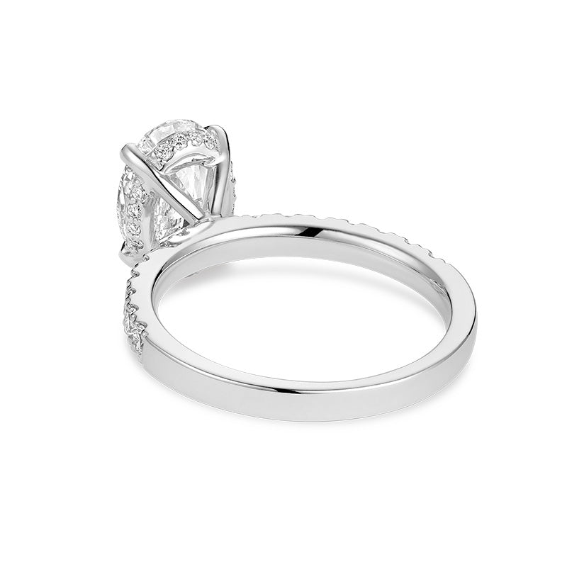 Bague en diamant de laboratoire à 5 pierres