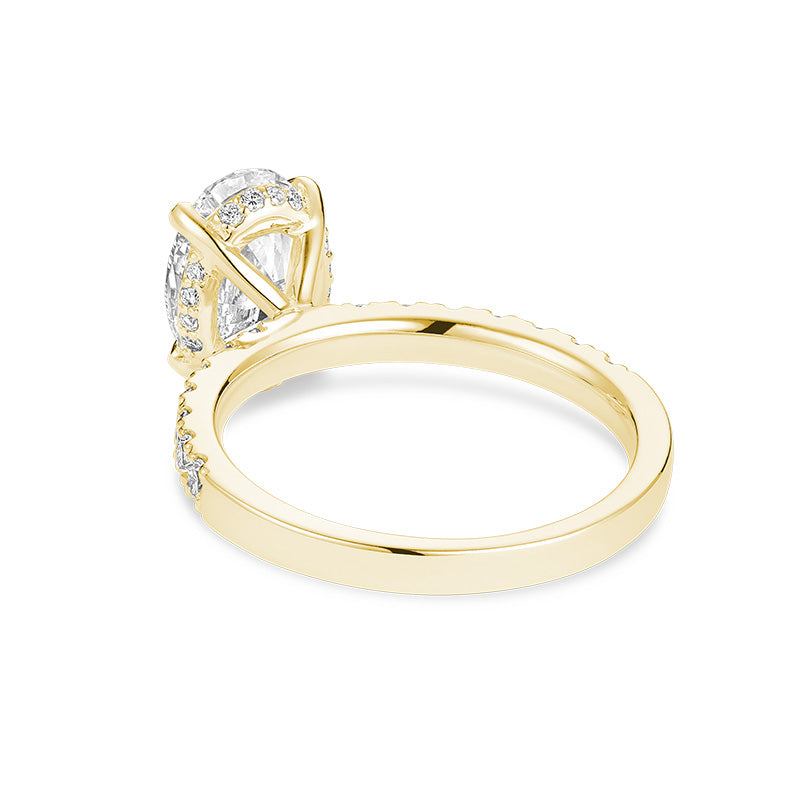 Bague en diamant de laboratoire à 5 pierres