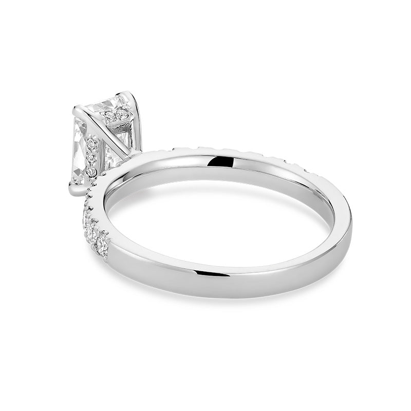 Bague en diamant de laboratoire à 5 pierres