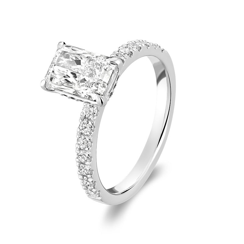 Bague en diamant de laboratoire à 5 pierres