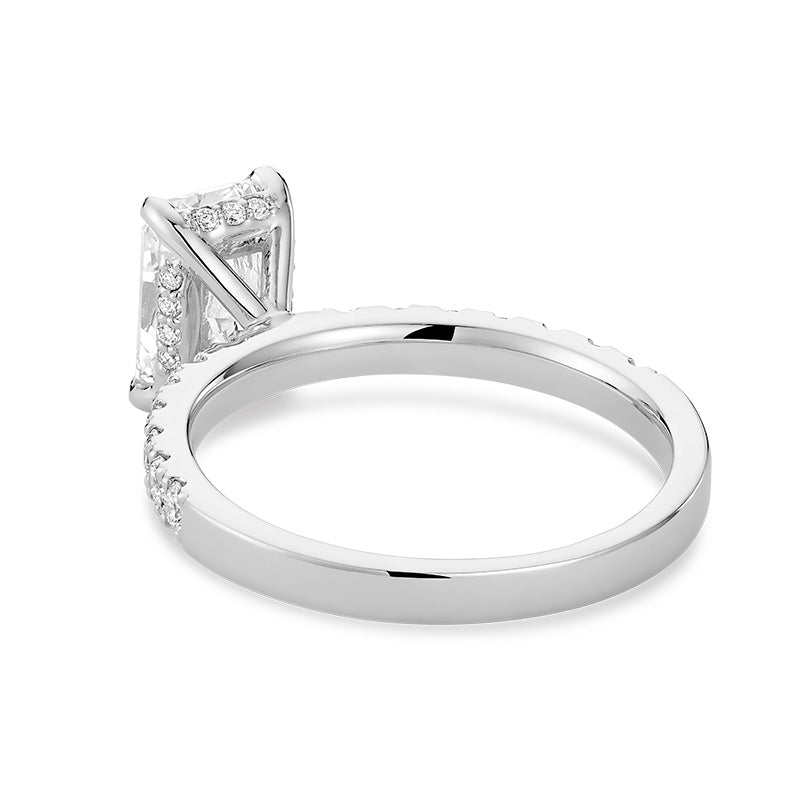 Bague en diamant de laboratoire à 5 pierres