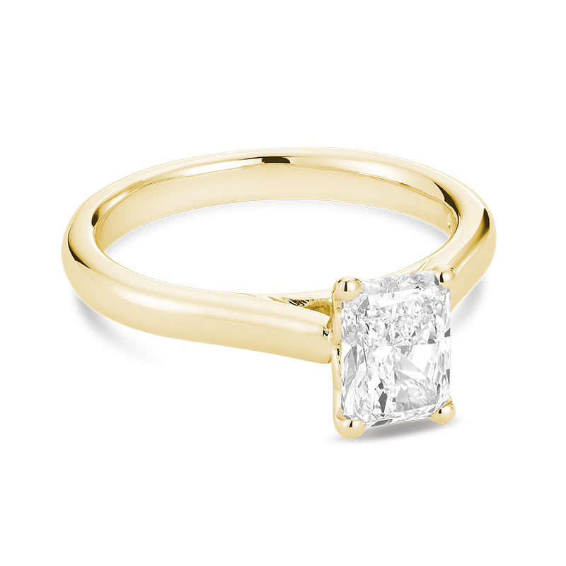 Bague en diamant de laboratoire à 5 pierres