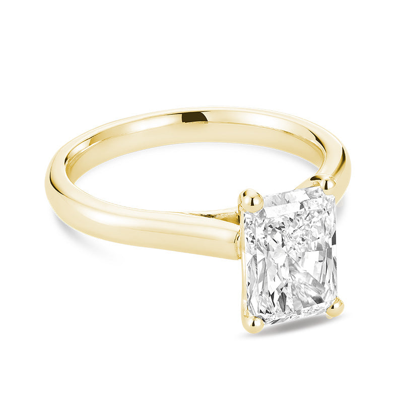 Bague en diamant de laboratoire à 5 pierres