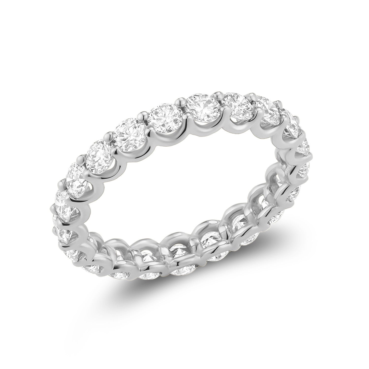 Eternity U-Setting Lab Grown Diamond Ring