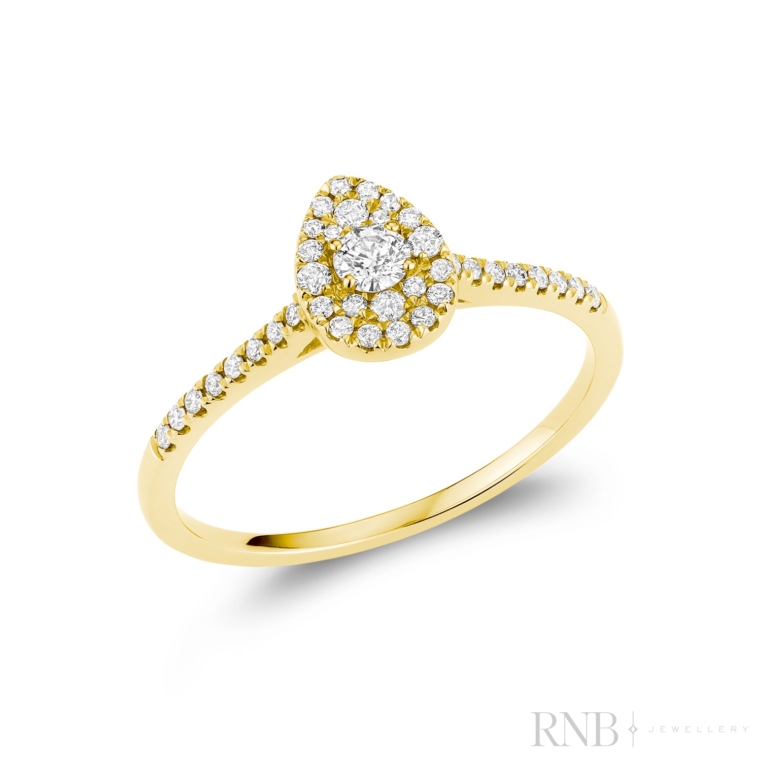 Pear Shape Illusion & Accents Diamond Ring