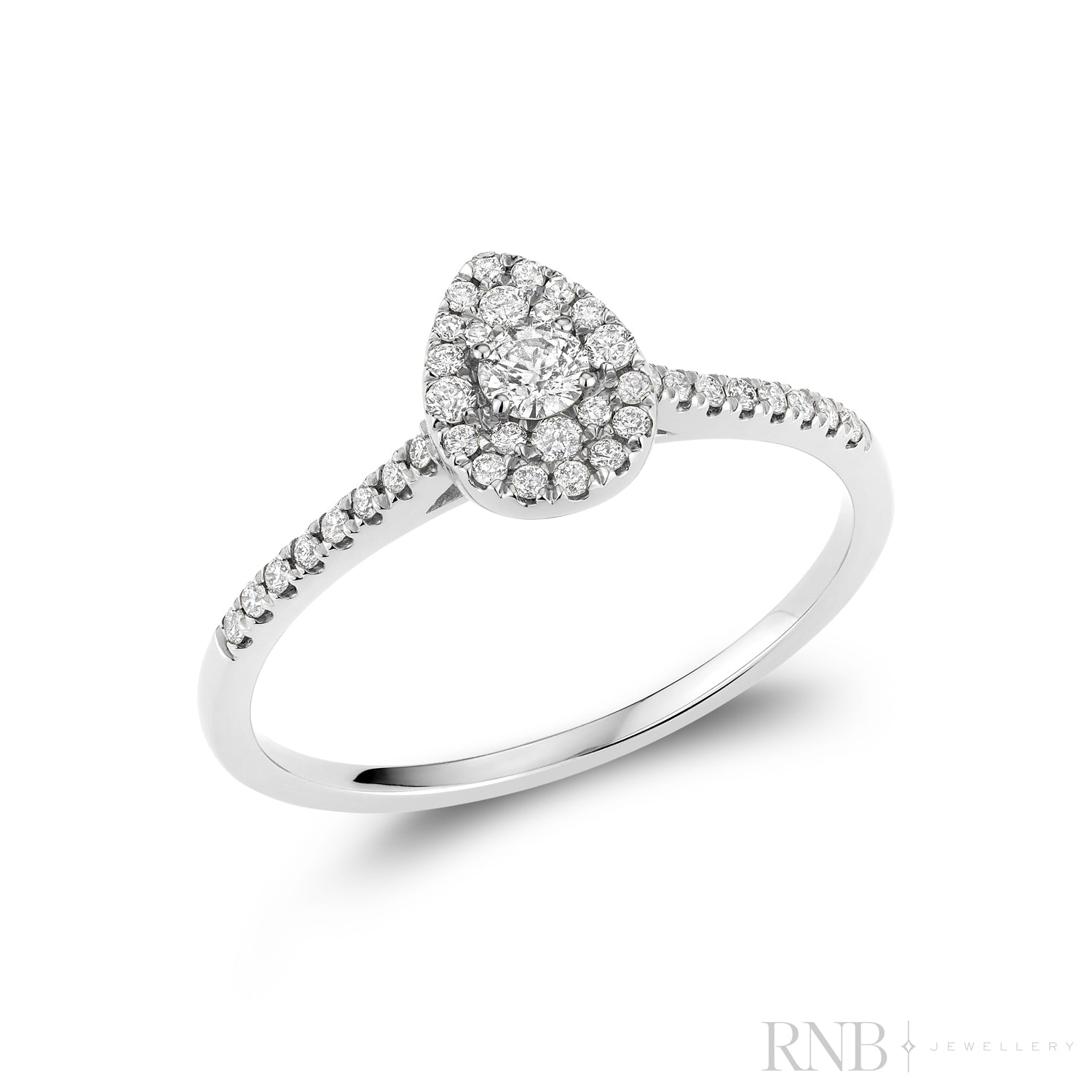 Pear Shape Illusion & Accents Diamond Ring