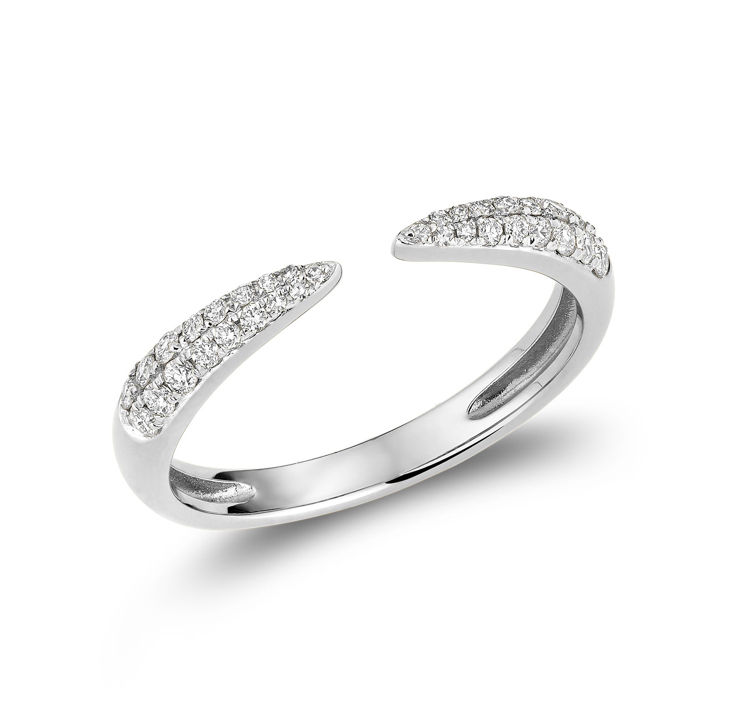 Bague flèche en diamant