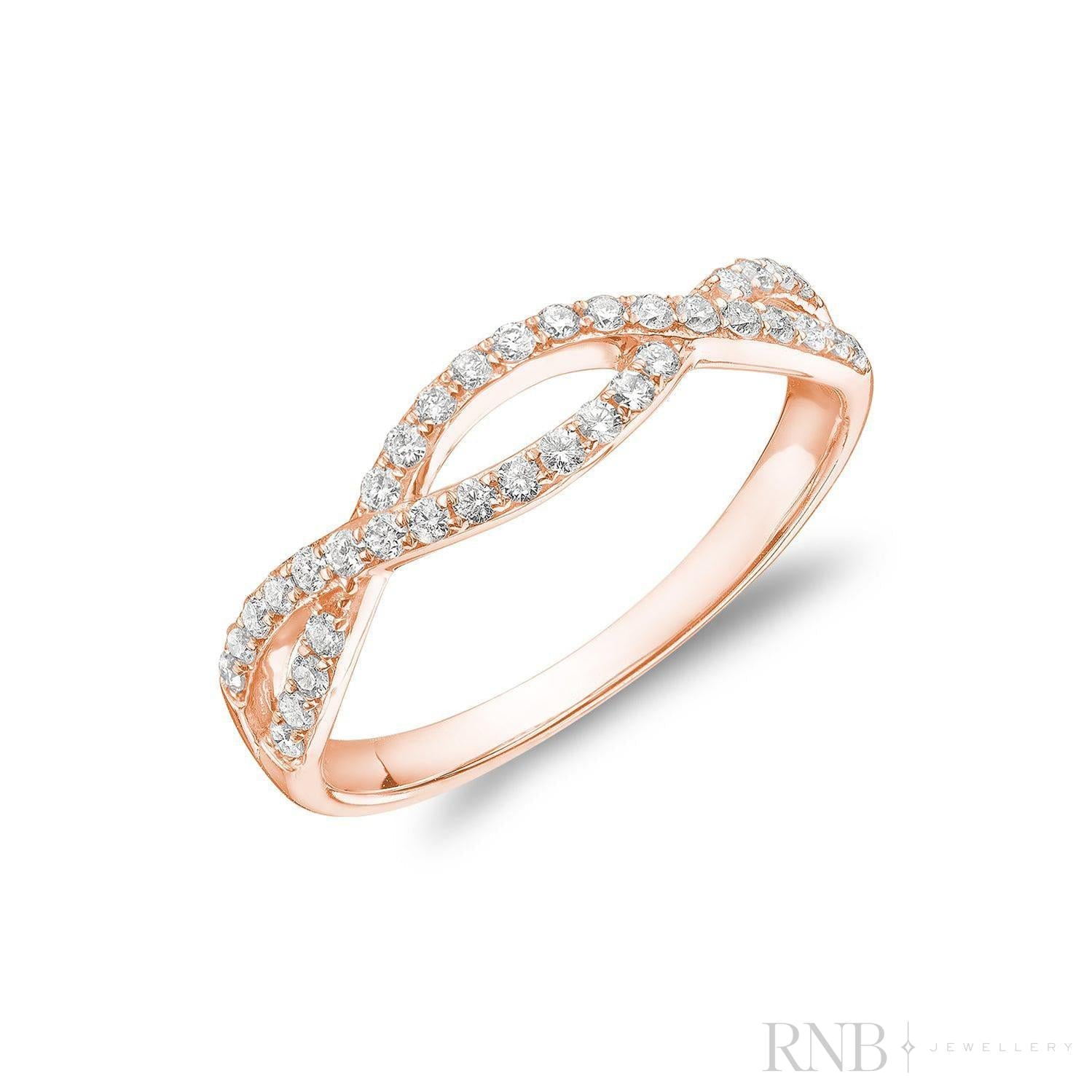 Twist Fashion Diamond Ring-RNB Jewellery