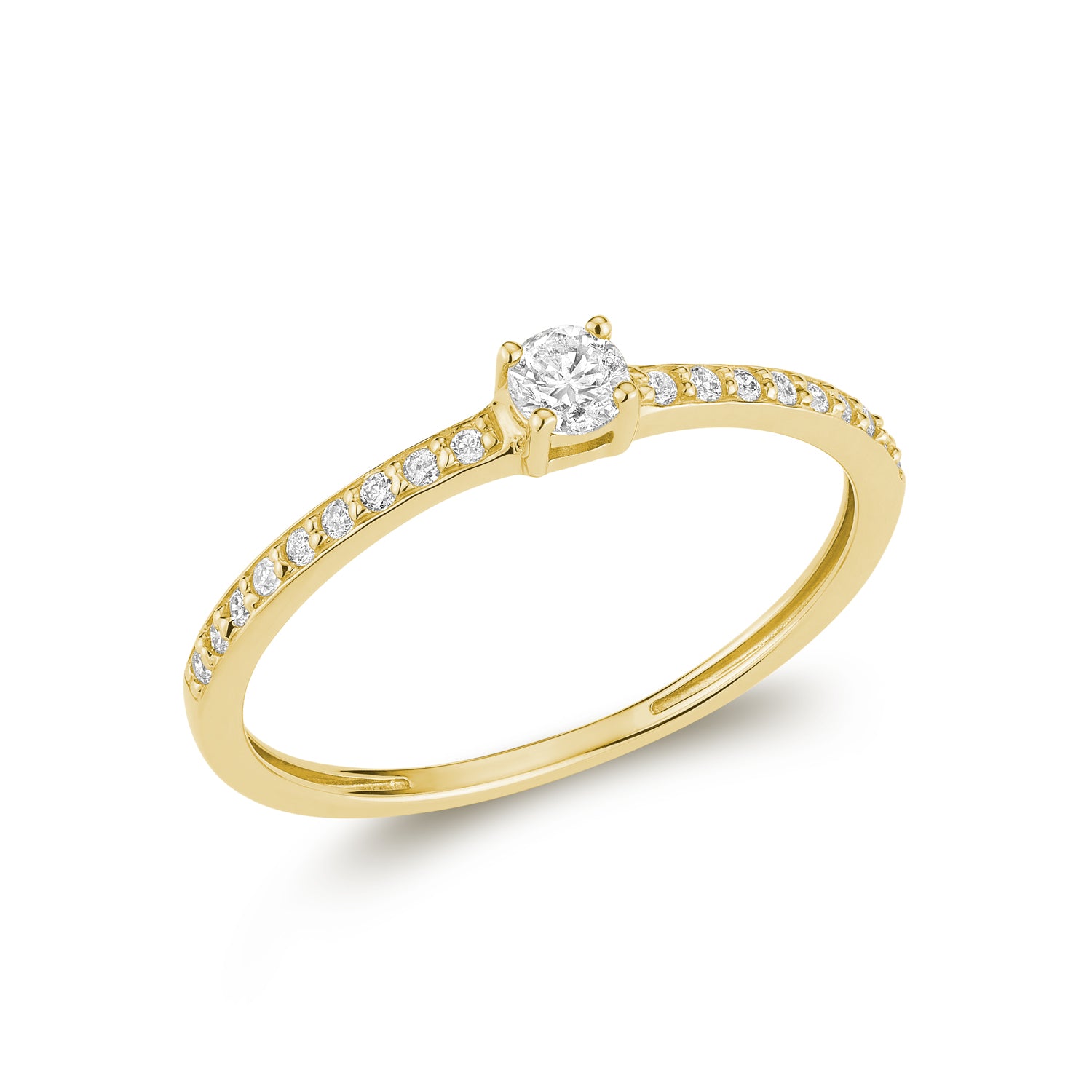 Bague flèche en diamant
