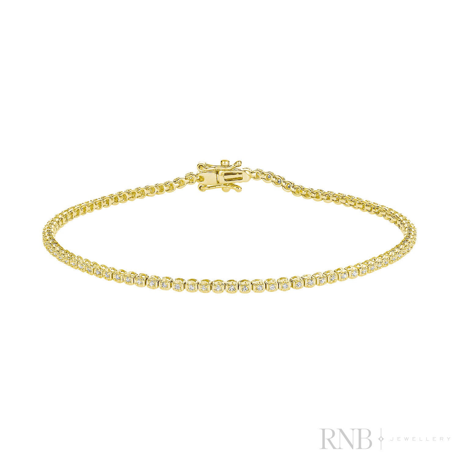 Mini Round Diamond Tennis Bracelet