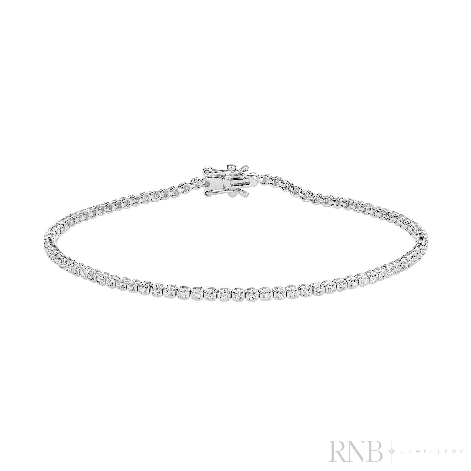 Mini Round Diamond Tennis Bracelet