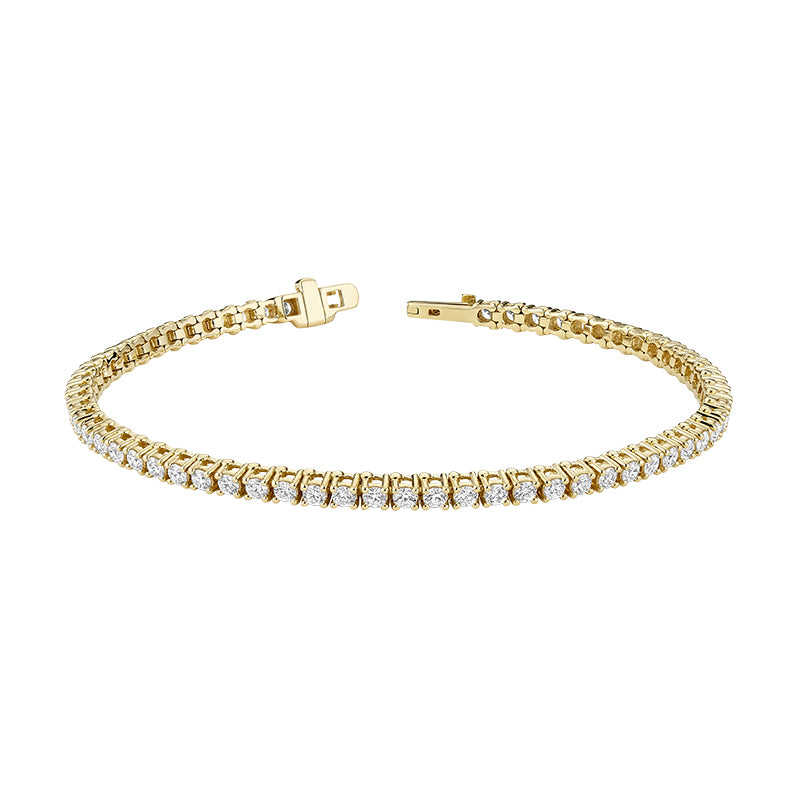 Bracelet de tennis cultivé en laboratoire