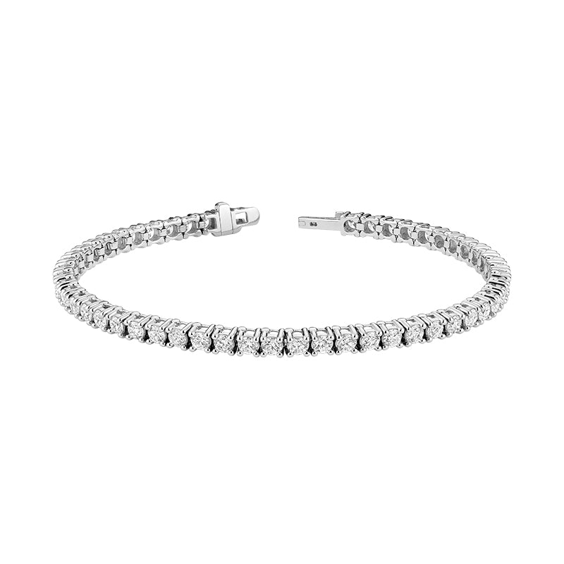 Bracelet de tennis cultivé en laboratoire