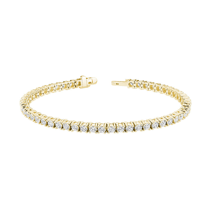 Bracelet de tennis cultivé en laboratoire