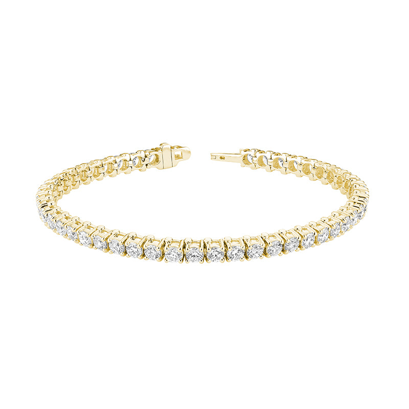 Bracelet de tennis cultivé en laboratoire