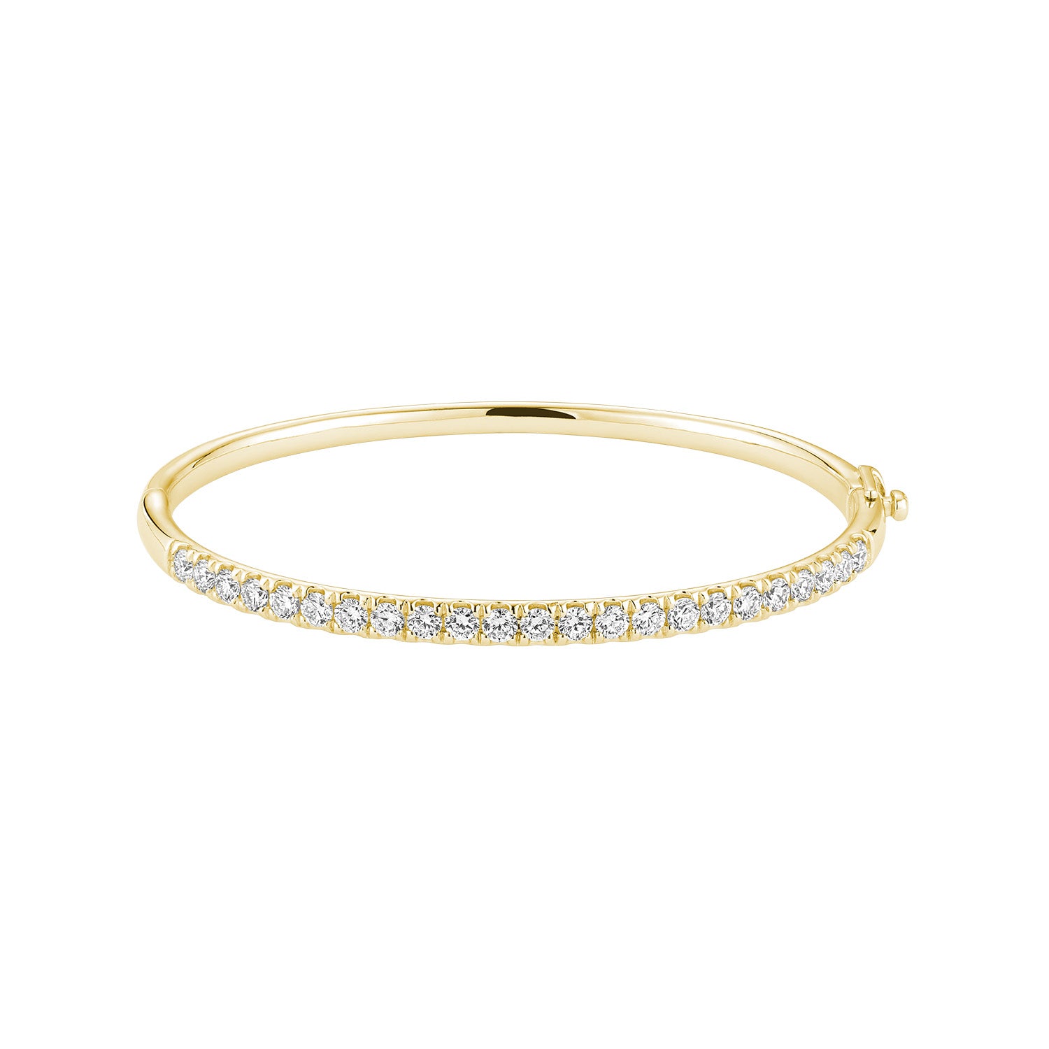 Classic Bangle Semi Eternity Lab Grown Diamond Bracelet