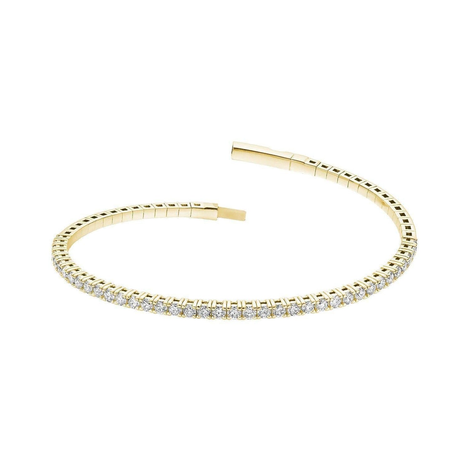 Diamond Bangle Flex Bracelet-RNB Jewellery