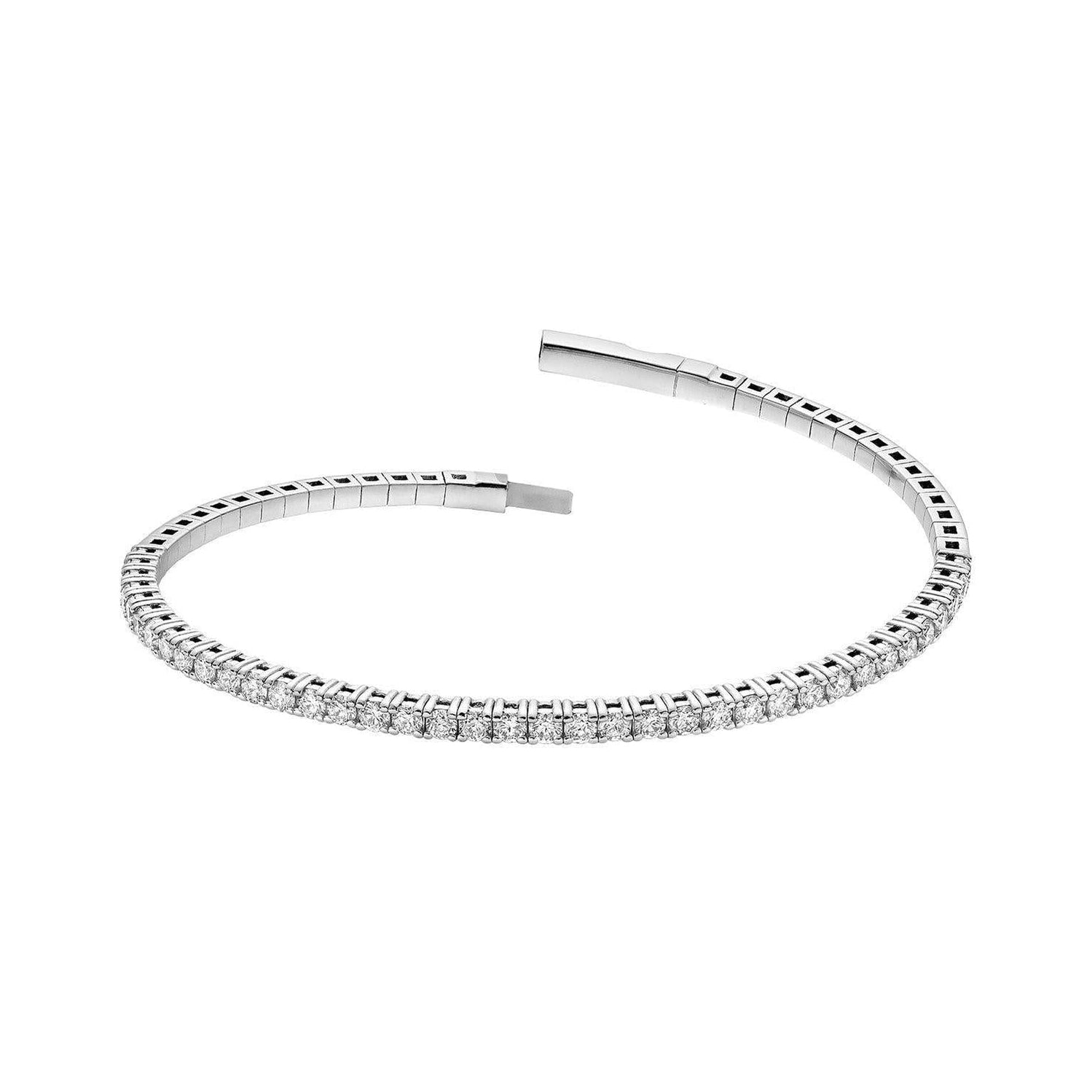 Diamond Bangle Flex Bracelet-RNB Jewellery