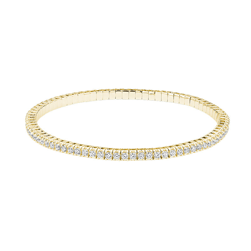 Lab Grown Elastic Bangle