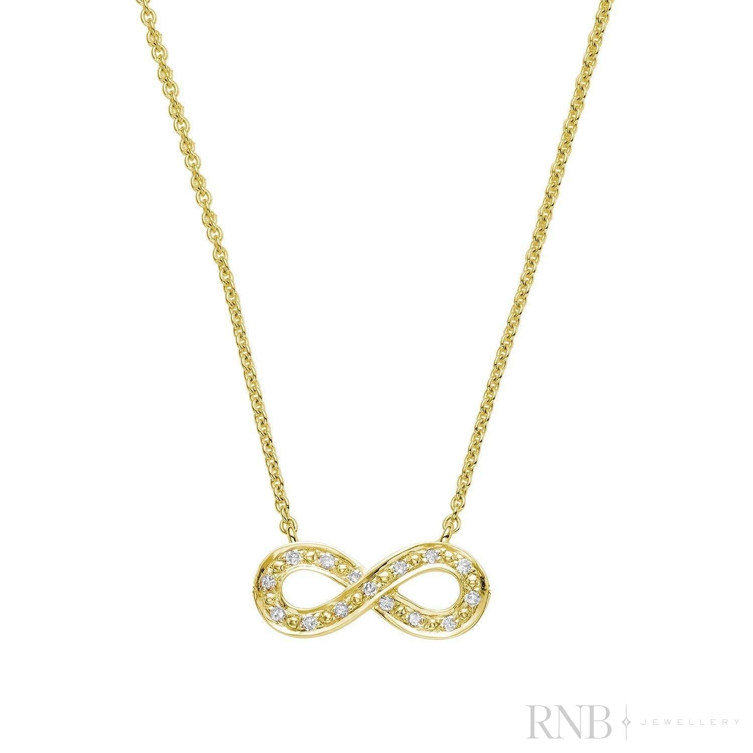 Infinity Diamond Necklace-RNB Jewellery