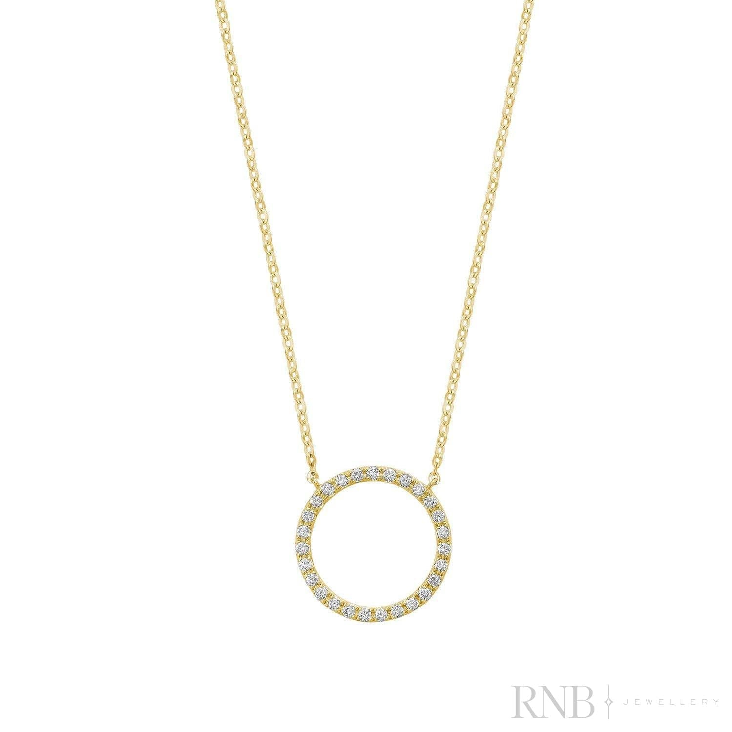 Circle of Life Diamond Necklace-RNB Jewellery