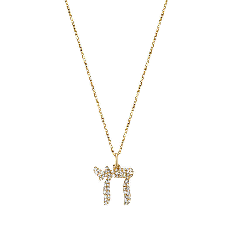 Pendentif Chai Diamond