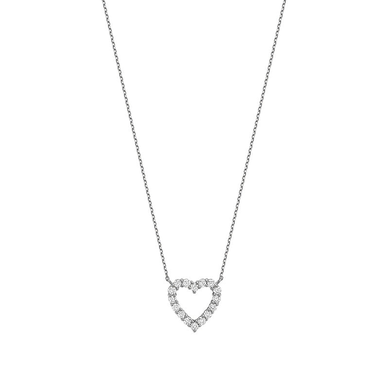 Collier Coeur en Diamant