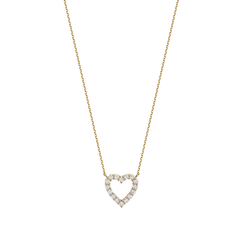 Collier Coeur en Diamant