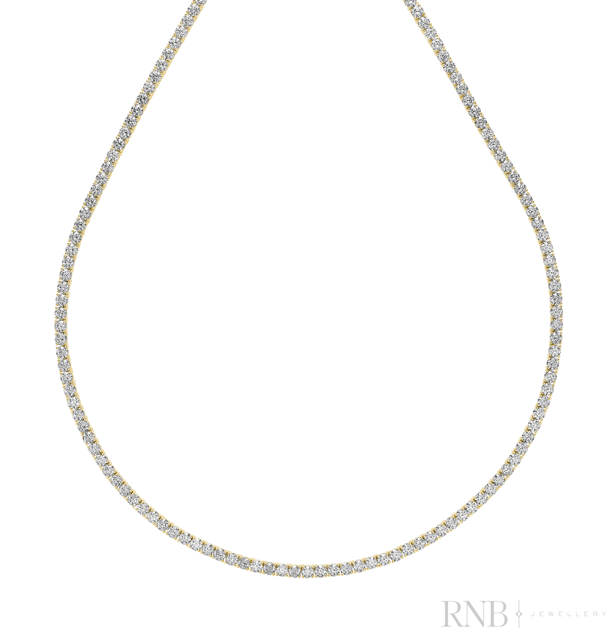Lab Grown Tennis Necklace