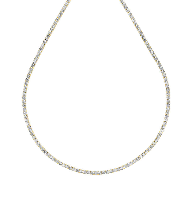 Collier de tennis cultivé en laboratoire