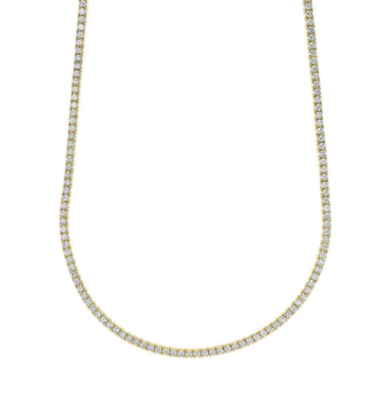 Collier de tennis cultivé en laboratoire
