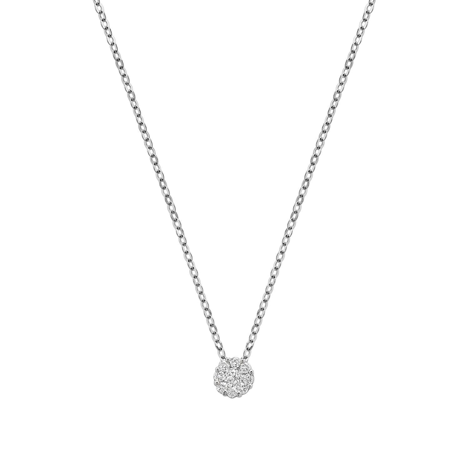 Cluster Diamond Pendant-RNB Jewellery