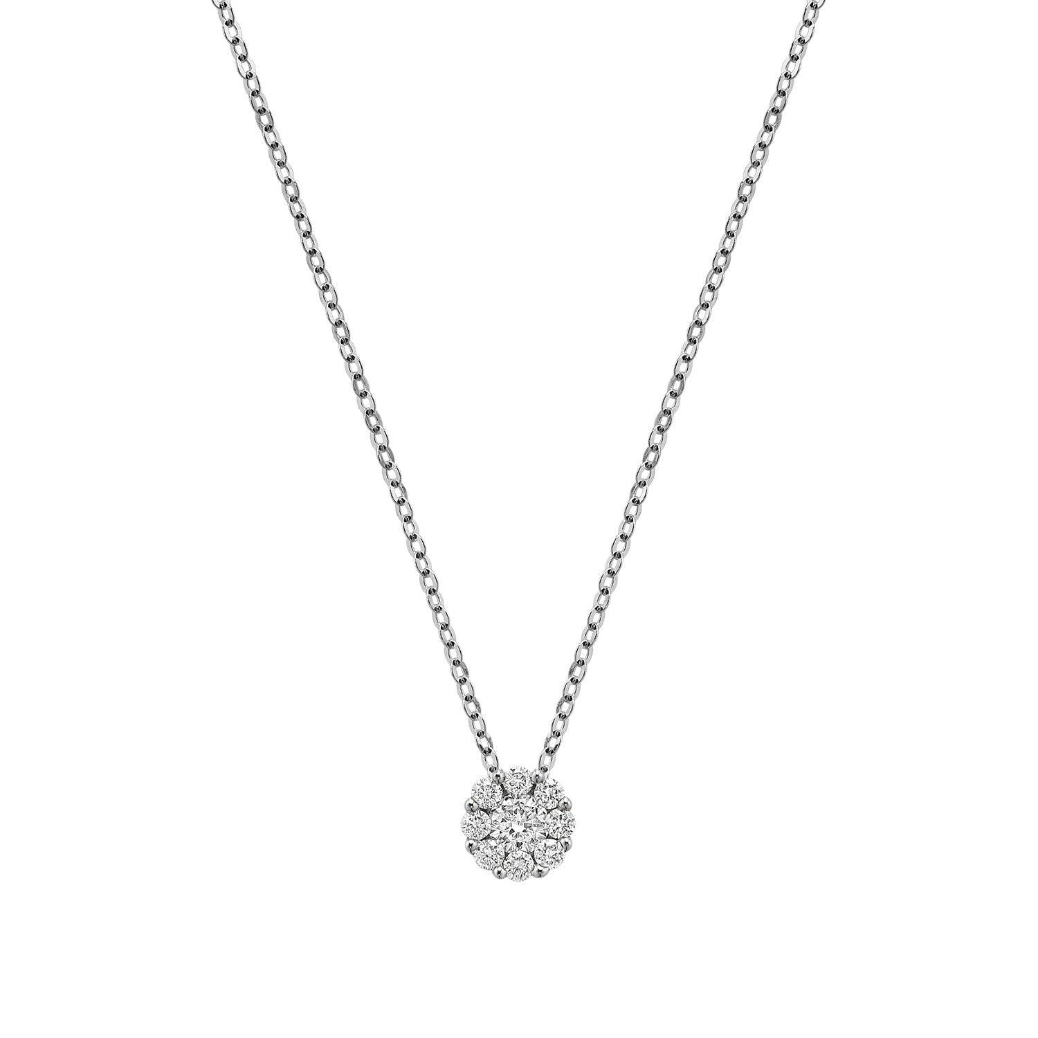 Cluster Diamond Pendant-RNB Jewellery