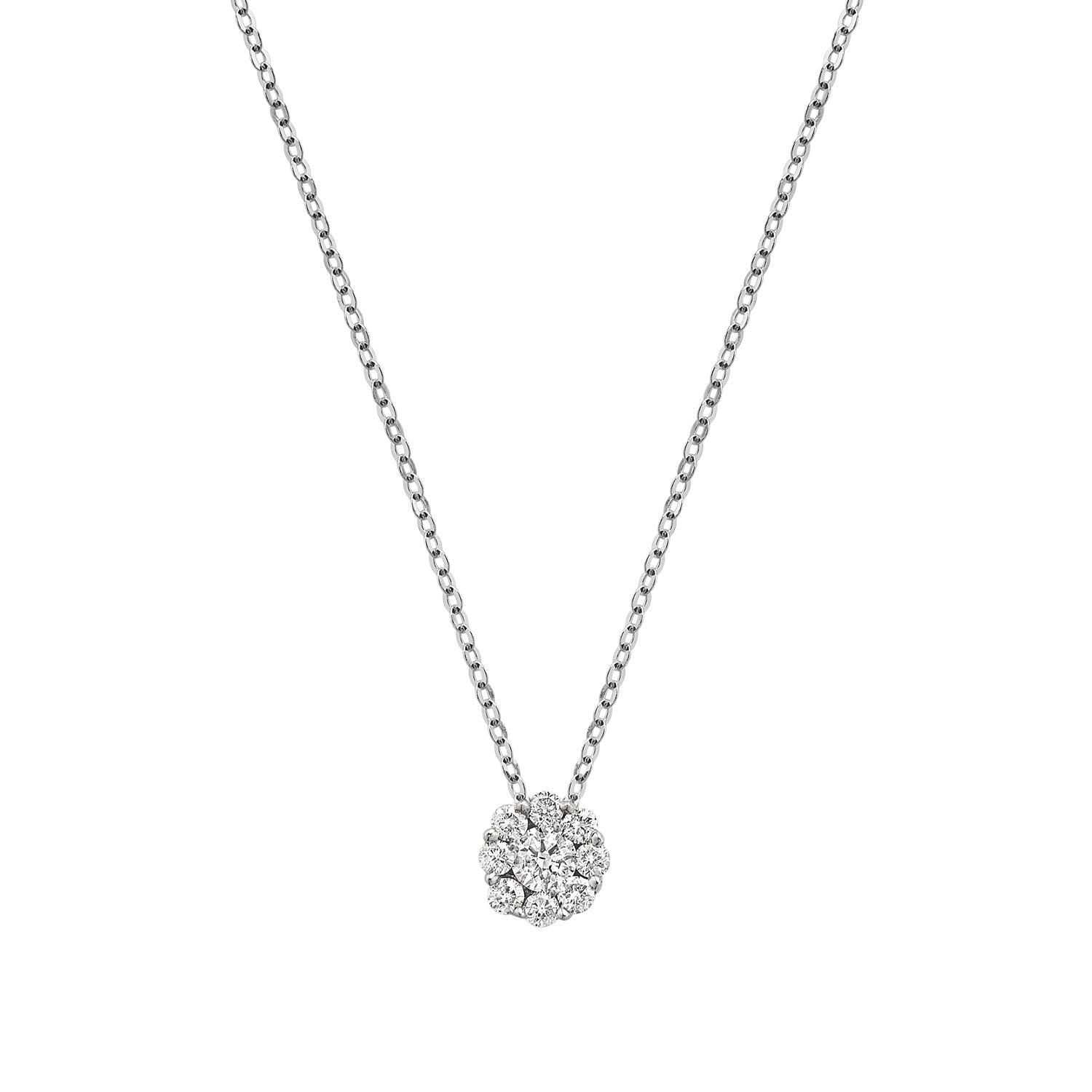 Cluster Diamond Pendant-RNB Jewellery