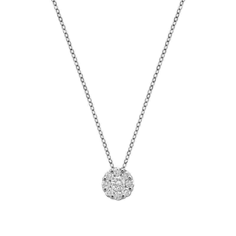 Cluster Diamond Pendant