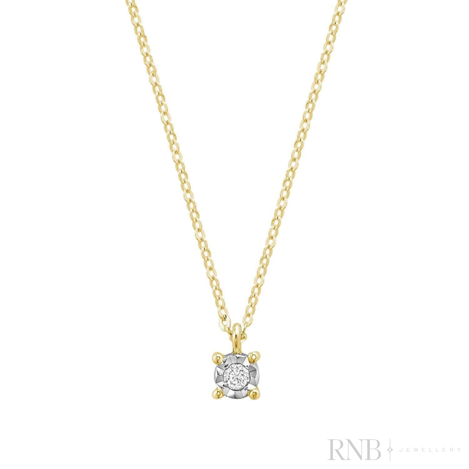 Illusion Diamond Pendant-RNB Jewellery