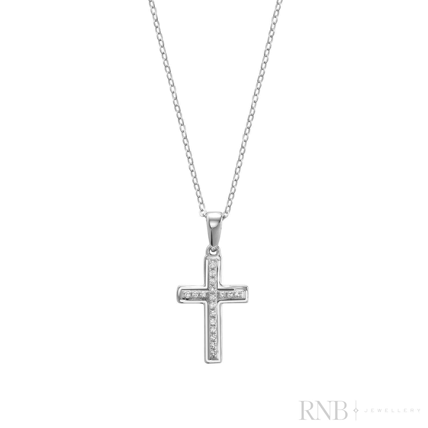 Cross Diamond Pendant-RNB Jewellery