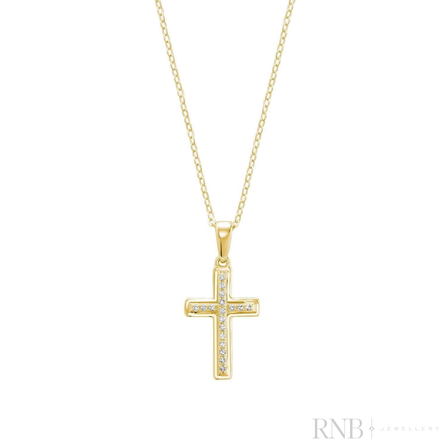 Cross Diamond Pendant-RNB Jewellery