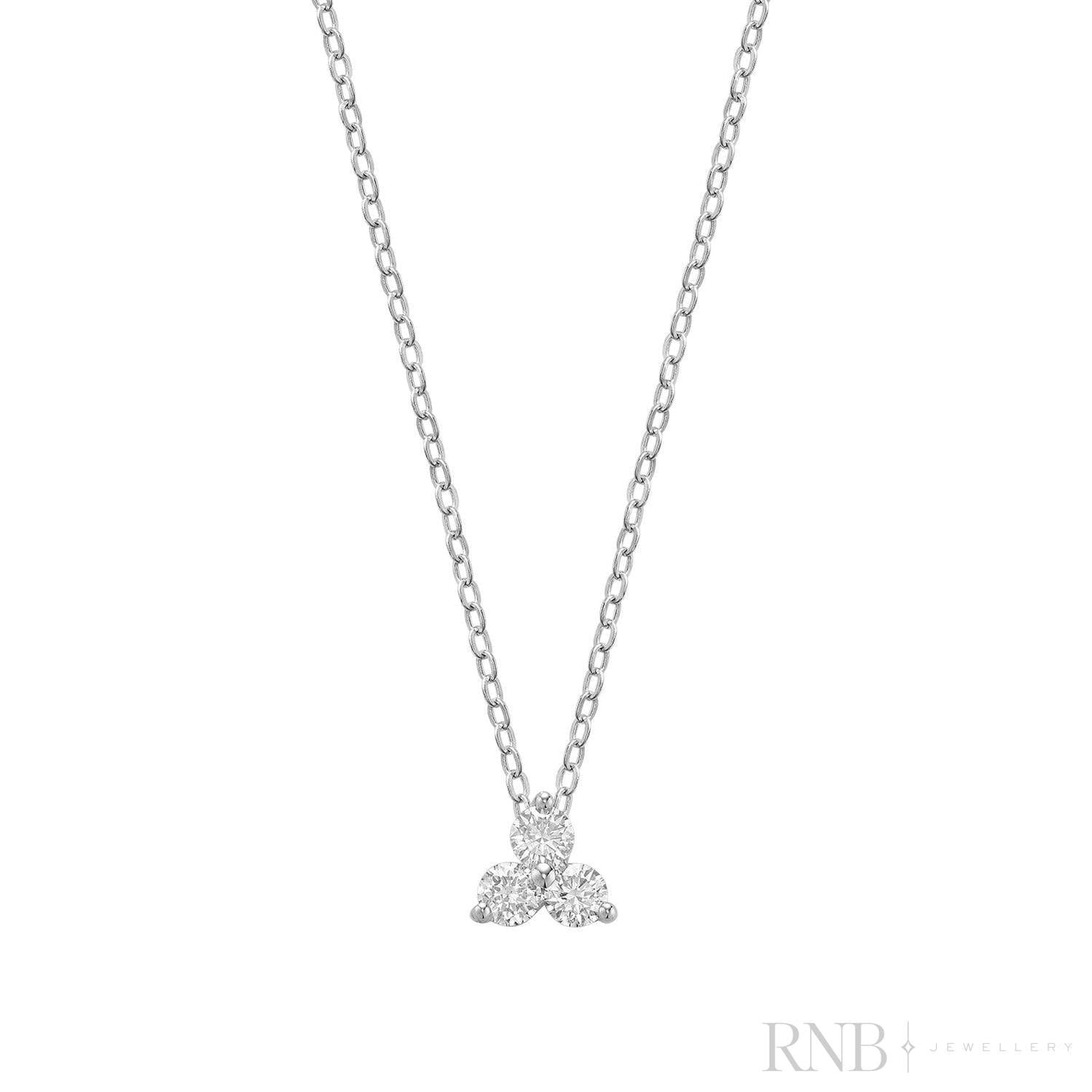 Trinity Diamond Pendant-RNB Jewellery